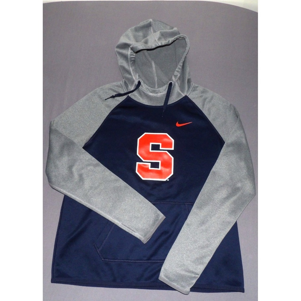 Nike Therma-Fit SYRACUSE Orange Pull Over Hoodie Sweatshirt Women's Medium